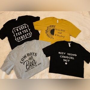 New western graphic tee bundle deal women’s size large